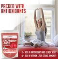 Xprs Nutra Organic Raspberry Juice Powder - Raspberry Powder Supplement - Raspberry Juice Powder Organic Fruit - Immune System Support with Vitamin C - Vegan Smoothie and Drink Supplement - (8 oz)