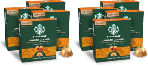 Starbucks by Nespresso Vertuo, Vanilla Flavored Coffee, 30-count Coffee Pods, Brews 7.8 oz.