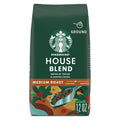 Starbucks Ground Coffee, Medium Roast Coffee, House Blend, 100% Arabica, 1 bag (18 oz)
