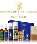 Ancient Greek Remedy Unscented Organic Face and Body Oil made of Olive, Almond, Jojoba, and vitamin E oil for Sensitive Dry Skin, Hair, Nails. Anti Aging Moisturizer for Women, Men 4oz