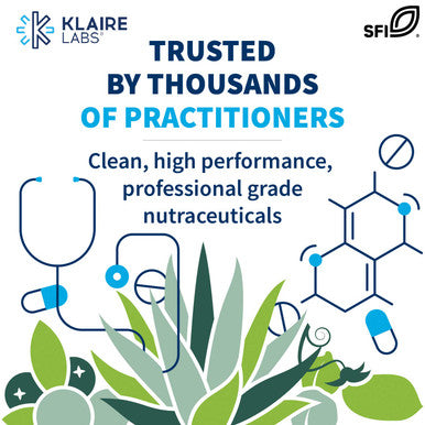 Klaire Labs MultiThera 1 Iron- Multivitamin & Multimineral Capsule Formula with Essential Micronutrients - High Potency with Bioactive Folate & B12 - No Iron (180 Capsules)