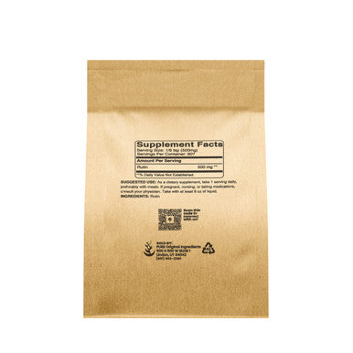 PURE ORIGINAL INGREDIENTS Rutin Powder, Always Pure, No Additives Or Fillers, Lab Verified (16 Ounce)