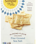 Simple Mills Almond Flour Crackers Fine Ground Sea Salt 4.25 Oz