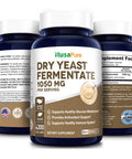 NusaPure Dry Yeast Fermentate 1050mg 200 Veggie Caps (Vegan,Non-GMO & )
