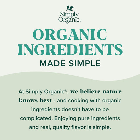 Simply Organic Garlic Powder, 3.64-Ounce Jar, Pure A-Grade Organic Garlic, Dried & Ground, Kosher, No ETO, Non GMO | Pure A-Grade Organic Garlic, Dried & Ground, Kosher, No ETO, Non GMO
