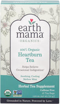 Organic Heartburn Tea for Occasional Pregnancy Heartburn, 16 Teabags/Box (Pack of 3)