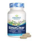RidgeCrest Herbals SinusClear Complete Sinus Support 60 Vegetarian Capsules