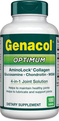 Genacol Optimum â€“ Glucosamine Chondroitin Msm And Ultra-Hydrolyzed Collagen Tablets Maintains Healthy Joints Protects & Lubricate Cartilage 90 Tablets (30-Day Supply)