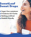 Sweetleaf Sweet Drops Stevia Liquid Sweetener Variety 3-Pack Lemon Drop Valencia Orange and Berry 2 Oz Ea