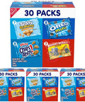 Nabisco Team Favorites Variety Pack, OREO Mini, CHIPS AHOY! Mini, Teddy Grahams Honey & Barnum's Animal Crackers, 30 Snack Packs