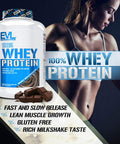 Evlution Nutrition 100% Whey Protein, 25g of Whey Protein, 6g of BCAAs, 4g of Glutamine, (5 LB, Double Rich Chocolate)