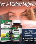 Nature'S Answer Bilberry Standardized Capsules 90 Count | Eye & Vision Support | Promotes Circulation