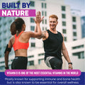 Built Nature Vitamin D3 High Potency 5000 Iu (125 Mcg), Bone, Teeth, Muscle & Immune Health Support, Non-Gmo, Gluten-Free, 2 Month Supply In Rapid-Release High Absorption Vitamin D, Easy To Swallow, 60 Softgels