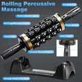 Rolling Percussive Massager, Roller Massager 5 Levels Of Intensity Adjustable, Neck Massager For Pain Relief Deep Tissue And Relax Muscles, Body Massager Is Suitable For Legs, Neck, Shoulders And Back