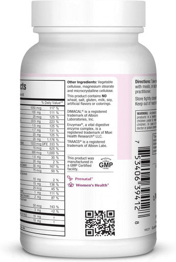 Maxi Health Maxi Small Prenatal Capsules with Methyl Folate 120 ct