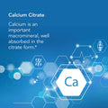 NutriCology Calcium Citrate Bone Teeth Muscle Nerve Support 180 Vegetarian Capsules