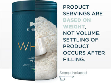 Kinetica Kinetica Protein Powder Vanilla 300G 23G Protein Per Serving 10 Servings Whey Protein From EU Grass-Fed Cows Excellent Mixability And Taste