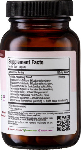 Maxi Health Probiotics for Digestive Health and Gut 15 Strains 20 Billion CFU Active Organisms - Probiotics for Men and Women with Lactobacillus Rhamnosus Daily Probiotic for Digestive Support 30 Capsules