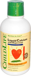 ChildLife, Essentials, Liquid Calcium with Magnesium, Natural Orange Flavor, 16 fl oz (474 ml)