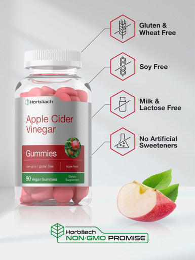 Horbaach Apple Cider Vinegar Gummies 90 Count