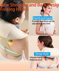 Neck And Back Massager With Soothing Heat,Deep Tissue 6D Expert Kneading Massage,Electric Kneading Back Massager,Massage Pillow For Pain Relief Deep Tissue.Electric Full Body Massager.For Parents