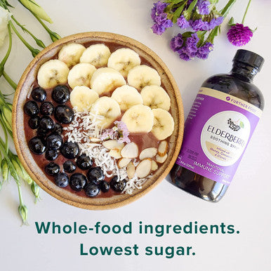 Elderberry Syrup for Immune Support Sambucus Elderberry Supplement Daily Herbal Immune System Support for Kids and Adults Gluten 8 Fl oz of Elderberry Soothing Syrup