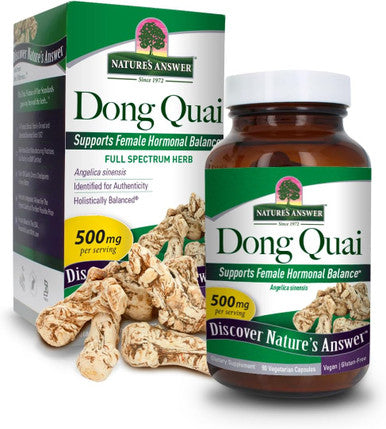 Nature'S Answer Dong Quai Root 1000mg 90-Capsules | Dietary Supplement | Supports Female Hormone Balance | Non-GMO Vegan Kosher & Gluten- | Single Count