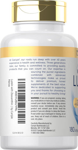 Carlyle Lutein and Zeaxanthin Supplement | 40mg | 180 Softgels | Pills for Eyes | Eye Health Vitamins | Visi-Gold | Non-GMO and Gluten