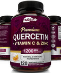 NutriFlair Quercetin with Zinc and Vitamin C 1200mg, 120 Capsules