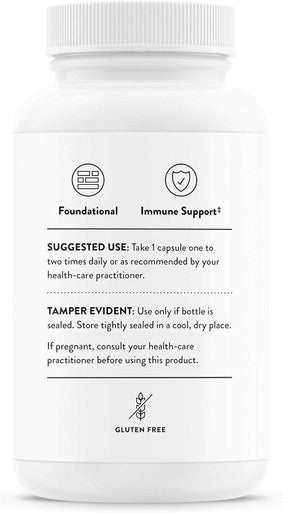 Thorne Zinc Bisglycinate 15Mg - Daily Support For Skin, Eye & Immune System Health With Zinc Supplement Capsules - 60 Capsules