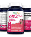 NusaPure Corydalis 10,000 mg 180 Veg caps (Extract 20:1, Vegan, Non-GMO & Gluten-Free)