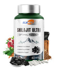 Shilajit for Men Women Shilajit with Naturally Fulvic Acid and L-Arginine Himalayan Shilajits for Extra Power Stamina and Immune Support Non-GMO Made in USA 60 Capsules, 1,300mg Per Serving