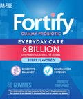 Nature's Way Fortify Probiotic Gummies, 6 Billion, Color12, Berry Flavored, 60 Count