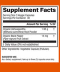 Physician'S Choice Ashwagandha 1950Mg Organic Ashwagandha Root Powder With Black Pepper Extract, Stress Support, Mood Support Sup