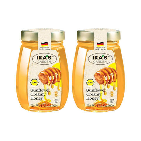 Ika's Garden Raw Manuka Honey with Blossom Honey - 100% Pure, Unfiltered, Gluten-Free Ã¢â‚¬â€œ Product of Germany, 17.6 oz (500g) Jar