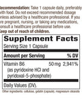 Nature's Way Vitamin B-6, 50 mg per serving