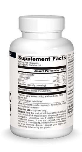 Source s PectImmune Modified Citrus Pectin 750mg - 120 Capsules