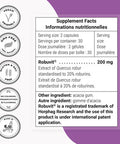 Supersmart Robuvit 200 mg Per Day French Oak Wood Extract for Stress Emotional Wellness Antioxidant Supplement Helps Fight Fatigue NonGMO Gluten Free 60 Vegetarian Capsules