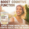 Xprs Nutra Organic Lion's Mane Powder - Premium Lions Mane Powder for Mental Clarity Boost Cognition and Immunity Support - Vegan Friendly Lions Mane Mushroom (8 oz)