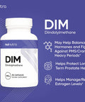 DIM Supplement 300mg + BioPerine Ãƒâ€šÃ‚Â® | Hormone Support & Estrogen Balance | 90 Capsules - Nui Nutra Pure DIM Supplement (Diindolylmethane) - Vegan, Gluten Free, Non-GMO, Lab Tested
