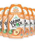Sweetleaf Water Drops Peach Mango Sugar- Water Enhancer Drops Stevia & Monk Fruit Sweetener Water Flavoring 1.62 Oz (Pack of 6)