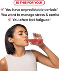 Flo Women S Endocrine Superfood Powder Supports Healthy Cortisol Levels, Hormonal Balance, Thyroid & Gut Health Multivitamin Plus Rhodiola, Dim, Myo-Inositols, Red Superfood 25 Servings