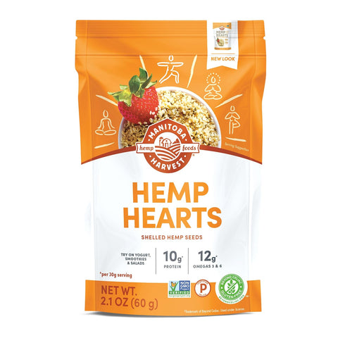 Manitoba Harvest Hemp Hearts, Shelled Hemp Seeds, 16 oz | 10 g Plant Protein and 12 g Omegas 3 and 6 per 30 g Serving - Easy to Digest with 9 Amino Acids, Gluten-Free, Non-GMO