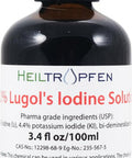 Heiltropfen 2.2% Lugol's Iodine Solution 3.4 Fl Oz | Pharmaceutical Grade Ingredients | Lugols Solution Made with Iodine and Potassium Iodide.