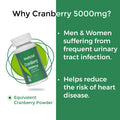 Cranberry 5000Mg - 60 Tablets