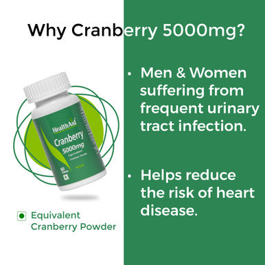 Cranberry 5000Mg - 60 Tablets