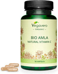 Organic Amla VegaveroÃƒâ€šÃ‚Â® | with 50% Vitamin C for Immune System* | The Only One with Extract & Powder: Higher Bioavailability | NO Additives | 100% Vegan | Ayurveda | 120 Capsules