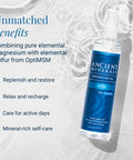 Ancient Minerals Magnesium Oil Ultra With OptiMSM 33.8 Oz