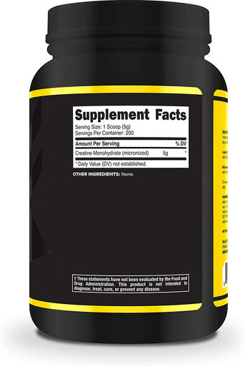 PrimaForce Creatine Monohydrate Powder 1000 Grams Micronized