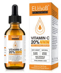 Elbbub Premium 20% Vitamin C Serum For Face with Hyaluronic Acid Retinol & Amino Acids - Boost Skin CollagenHydrate & Plump Skin Anti Aging & Wrinkle Facial Serum 60ml